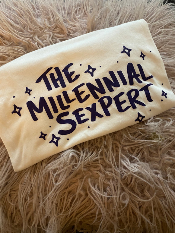 The Millennial Sexpert Logo Crop Top